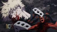 Heavily injured Bakugo (Image Credits: Studio Bones)